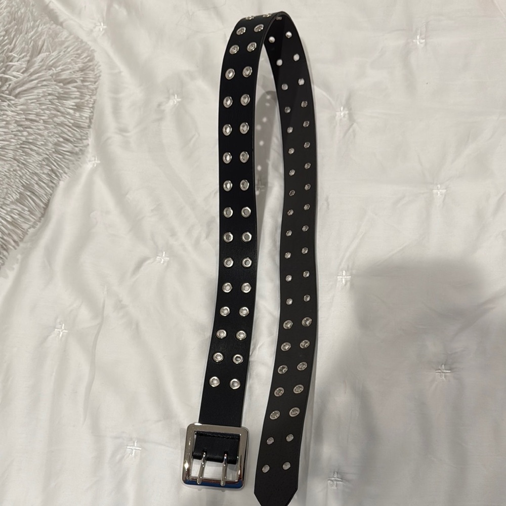 Leather belt